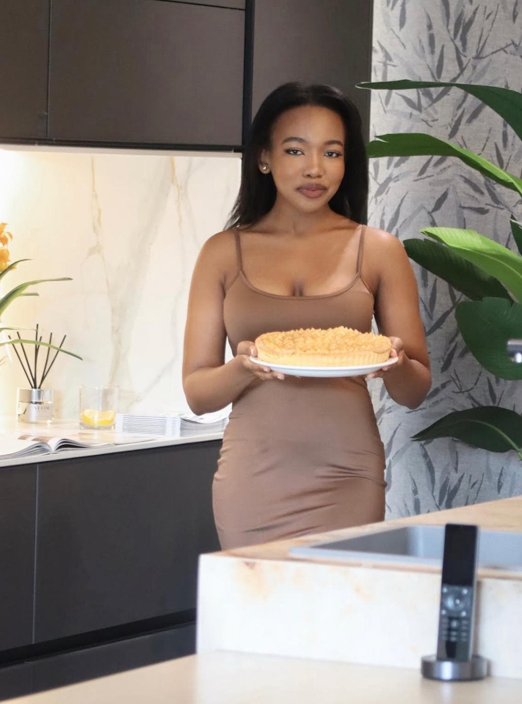 Chef Holding Pie