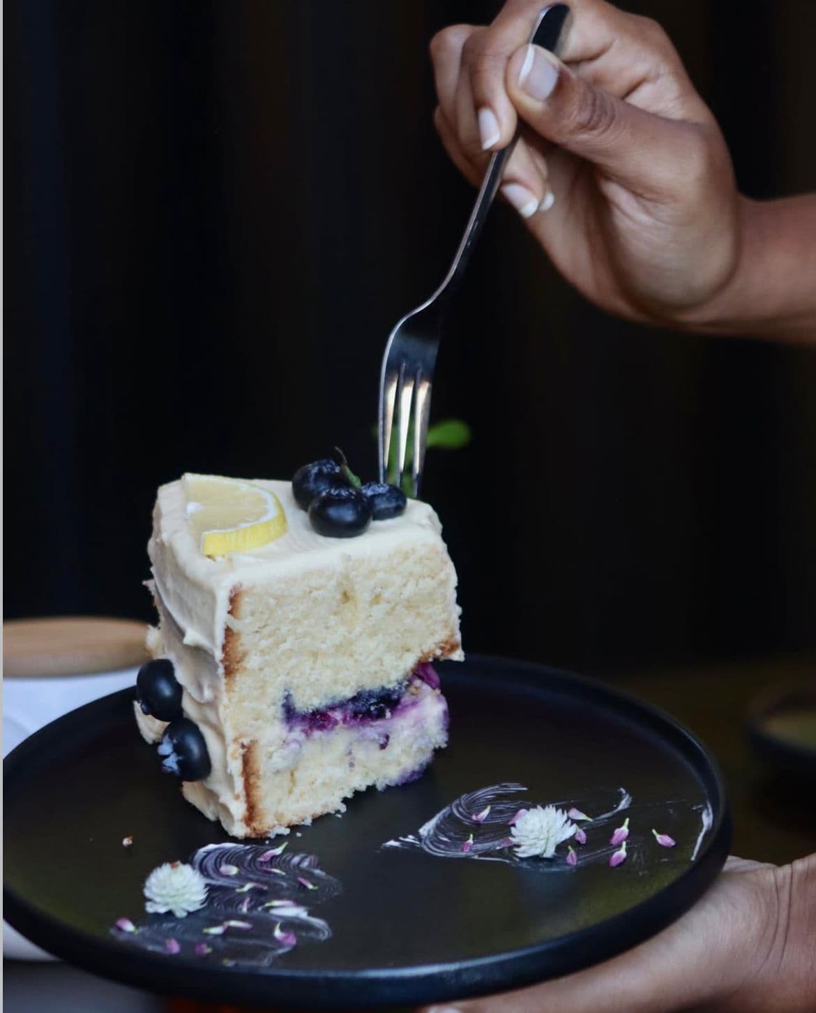 Lemon Blueberry Slice
